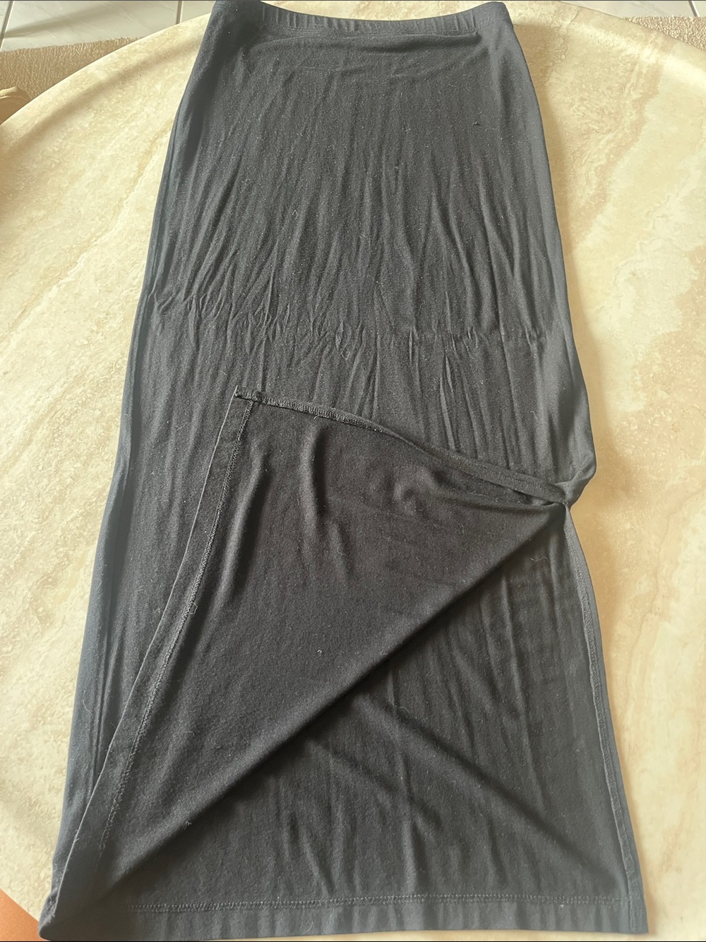 JB Black Midi Slip Skirt - Women's Lightweight Stretch